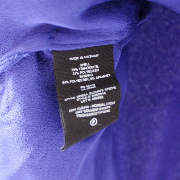 NWT Theory Tie Waist Crepe Blouse, Medium | Polished Fit for Work & Chic Events - Picture 10 of 10